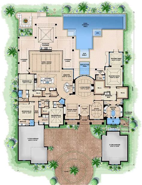 House Floor Plans 4 Bedroom 3 Bath ~ Floor Plan 4 Bedroom 3 Bath Bodenewasurk