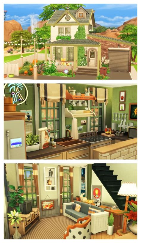 Little Farmhouse Sims 4 Speed Build Sims Haus Sims 4 Häuser Sims