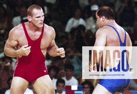 920729 Summer Olympics 1992 Wrestling Gold Medalist Alexander Karelin