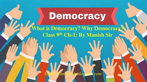 What Is Democracy And Why Democracy Ppt Class 9th Political Science Social Science