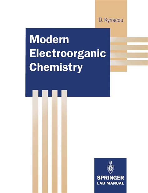 Buy Modern Electroorganic Chemistry Springer Lab Manuals Book Online At Low Prices In India