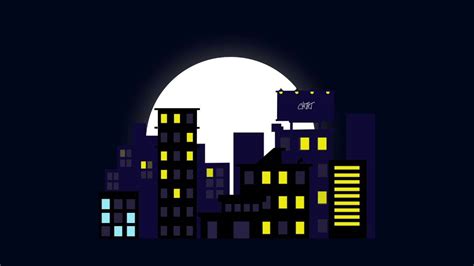 City Night Motion Graphic Youtube
