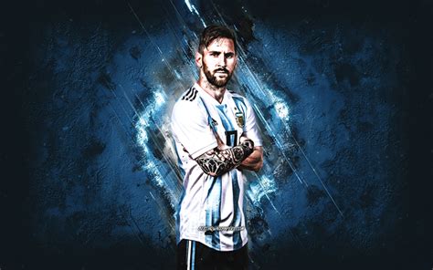 Download Wallpapers Lionel Messi Argentina National Football Team