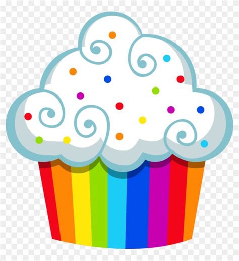 Rainbow Cake Clipart Cupcakes Cupcake Clip Art Pinterest Rainbow