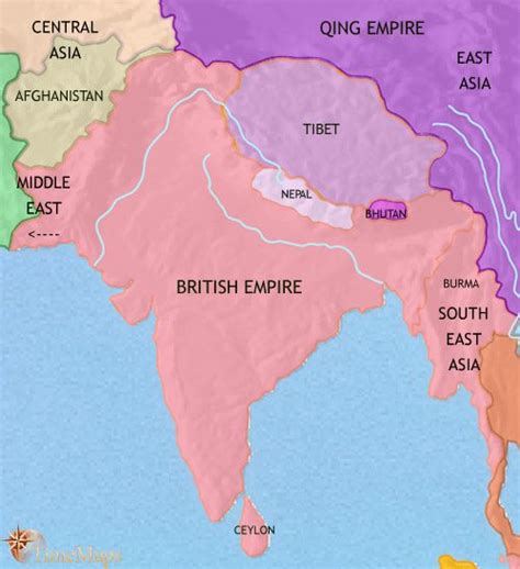 Map Of India Under British Rule Get Map Update