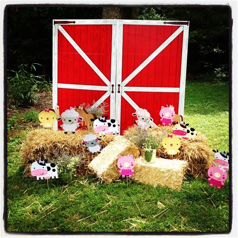 How big is a farm animal party mat? Pin on DIY