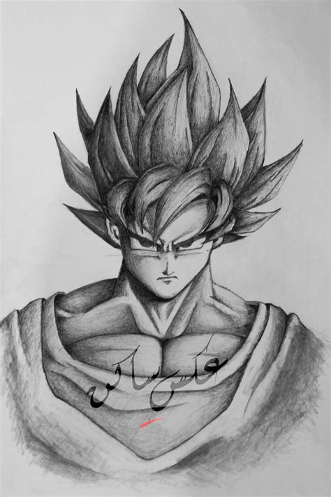 Pencil drawings learn how to draw dragon ball z characters anime draw japanese anime draw manga using our free dragon ball z drawings in pencil. Goku Drawing by MuhammadAKS on DeviantArt