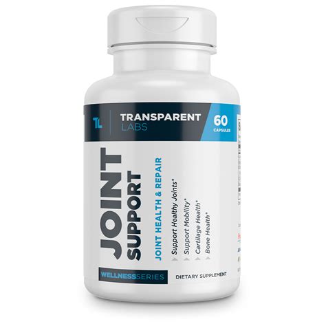 Joint Support Supplement All In One Formula Transparent Labs