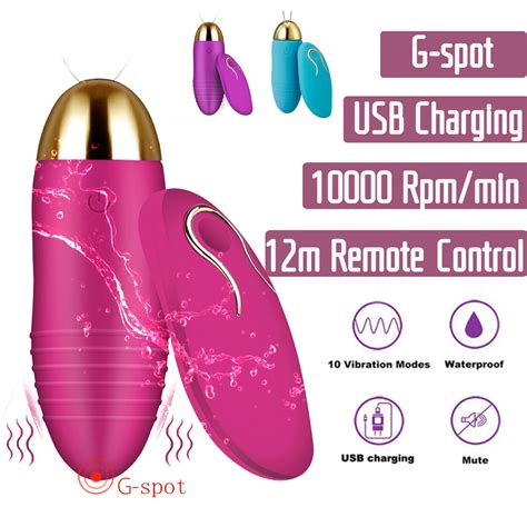 Meselo Mute Massage Vibrator Eggs USB Rechargeable M Wireless Remote Control Speed Vibrator