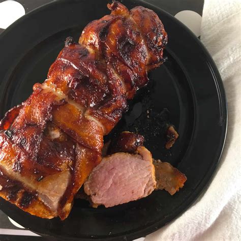 Bacon Wrapped Pork Tenderloin Air Fryer Pork Fillet Recipe