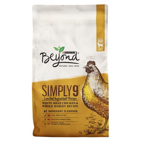 Purina Beyond Natural Dry Dog Food Simply 9 White Meat Chicken And