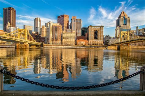 Download Usa Building Skyscraper Reflection City Man Made Pittsburgh Hd