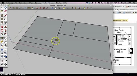 How To Make A Floor Plan In Sketchup ~ Sketchup Papercraft Sketch Biwin