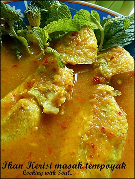 Tempoyak durian dapat dimasak bareng ikan patin. ..Cooking with soul.....: IKAN KERISI MASAK TEMPOYAK