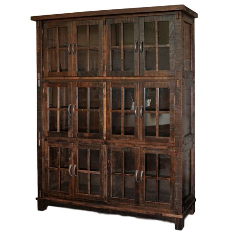 Refined and elegant, deliberate and thoughtful — with outdoor living fun. Timber Wall Cabinet - Rustic Amish Furniture I Home Envy