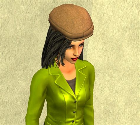 Theninthwavesims The Sims 2 Hats Off 2 Bg Beret As Accessory