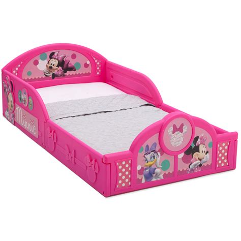 Disney Minnie Mouse Plastic Sleep And Play Toddler Bed By Delta