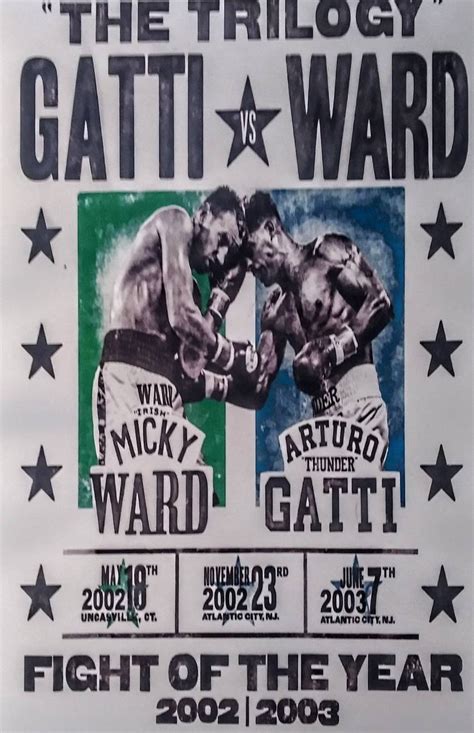 Gatti Vs Ward Trilogy Poster Laminated Print Etsy