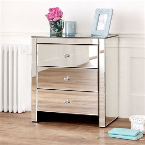 With a wide range of modern and traditional bedside cabinets to choose from, it's easy to add both function and style to your bedroom. Venetian Mirrored 3 Drawer Wide Bedside | Wide bedside ...