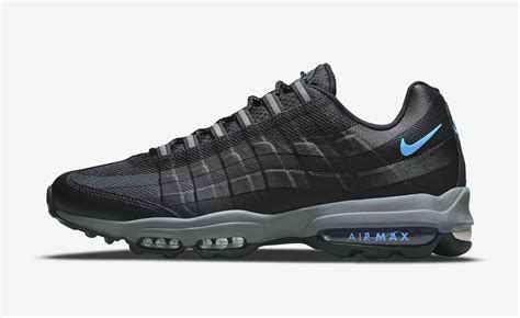 Nike Air Max 95 Ultra Arrives In Black With Bright Blue Accents