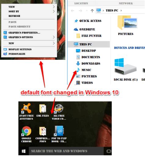 How To Change Default Font In Windows 10