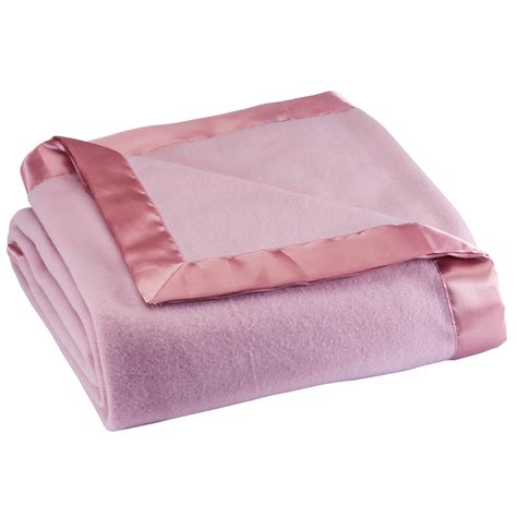Satin Fleece Blanket By Oakridgetm Ebay