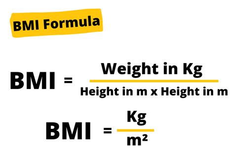 How Do You Calculate Bmi Equation Diy Projects