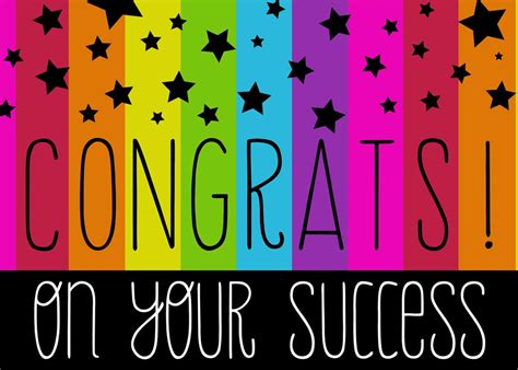 Congrats Stars Congratulations Greeting Cards By Cardsdirect