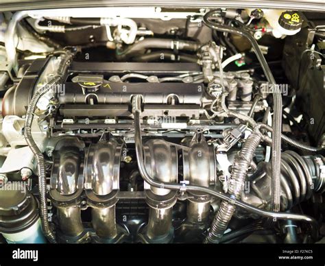 Part Of Engine Structure Inside A Car Stock Photo Alamy