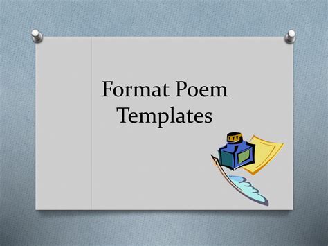 Poem Writing Templates