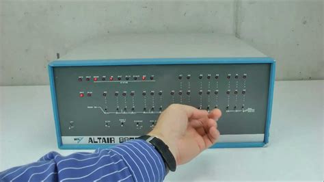 Mits Altair 8800 From 1975 Youtube