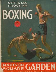  Square Garden Official Boxing Program 1959 60 Boxing