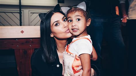 Kim Kardashian Is Getting Mom Shamed For Letting North West Wear Lipstick Allure