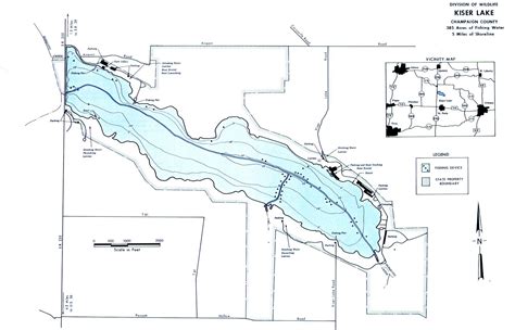 Kiser Lake Fishing Map Central Ohio Go Fish Ohio