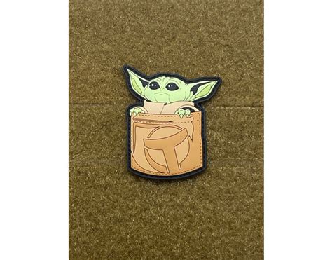 Tactical Outfitters Pocket Baby Yoda Pvc Morale Patch Airsoft Extreme