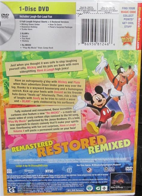 Disneyhave A Laugh New Dvdvol4mickeydonaldgoofyoriginal Stories