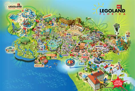 Legoland Florida Map 2016 On Behance Legoland Florida Hotel Map