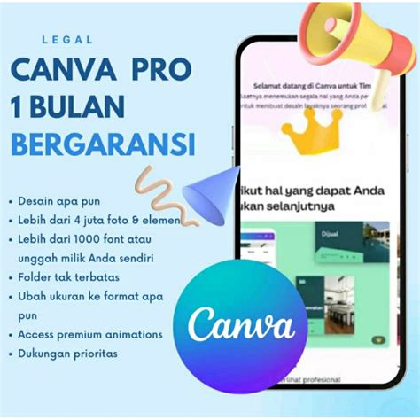 Jual Canva Pro 1 Bulan Shopee Indonesia