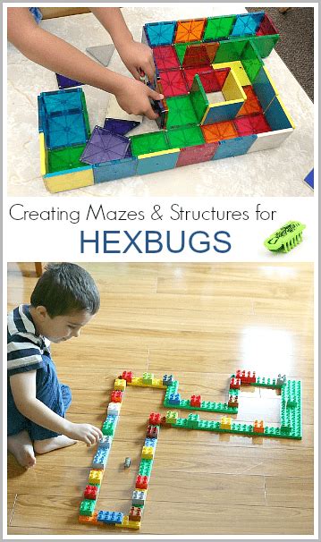 Stem Activity For Kids Creating Hexbug Mazes And Structures Stem