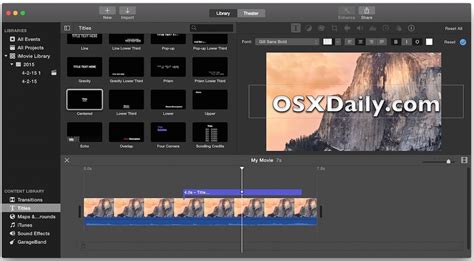 So as per my website i implemented a owl banner into my site. How to Add Text to Video with iMovie in Mac OS X