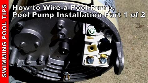 Wiring A Pool Pump
