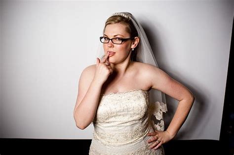 Forget Your Contacts And Bask In These Brides Wearing Glasses On Their