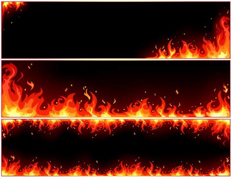 Vector Fire Backgrounds