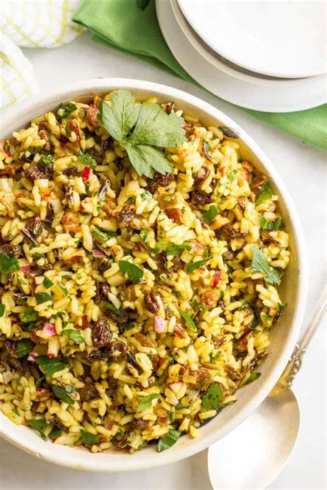 Curried Wild Rice Salad With Raisins And Pecans Recipe Wild Rice