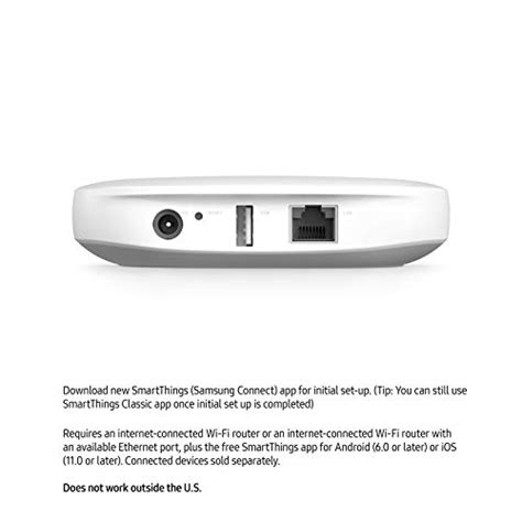 Samsung Gp U999sjvlgda 3rd Generation Smartthings Hub White 720p