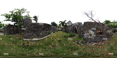 360° View Of Remains Of Ivatan Houses Alamy