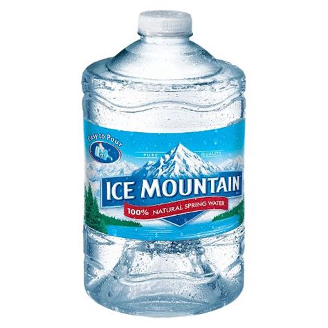 Essentia water, ionized alkaline bottled water; Ice Mountain Brand 100% Natural Spring Water - 101.4 Fl Oz ...