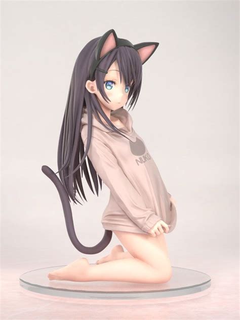 A Cute Anime Girl Wearing An Oversized Hoodie Is Brought