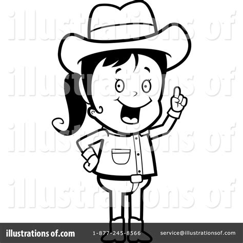 Cowgirl Clipart 1156453 Illustration By Cory Thoman