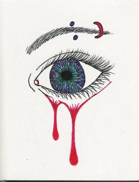 Bleeding Eye Drawing At Getdrawings Free Download